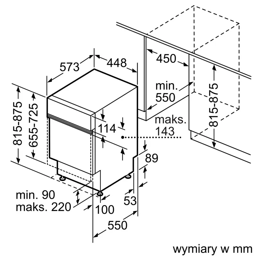 Zmywarka SIEMENS SR53ES24KE  45 cm 10