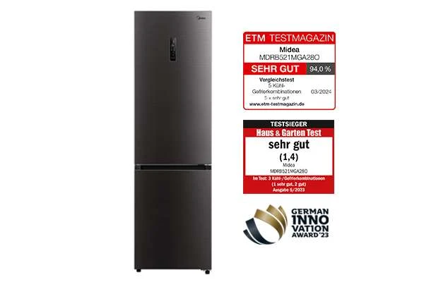 Chłodziarko-zamrażarka MIDEA MDRB521MGA28 4